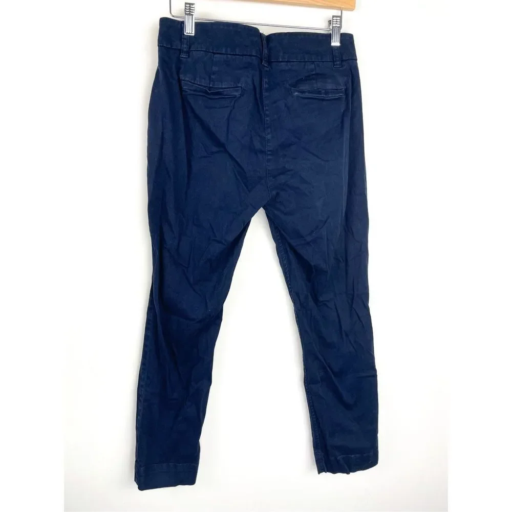 J. Crew Cameron Navy Blue Work Pant Size 4